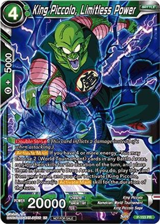 Image of King Piccolo, Limitless Power (Power Booster) (P-153) - Promotion Cards