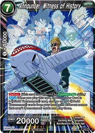 Image of Announcer, Witness of History (Power Booster) (P-162) - Promotion Cards Foil