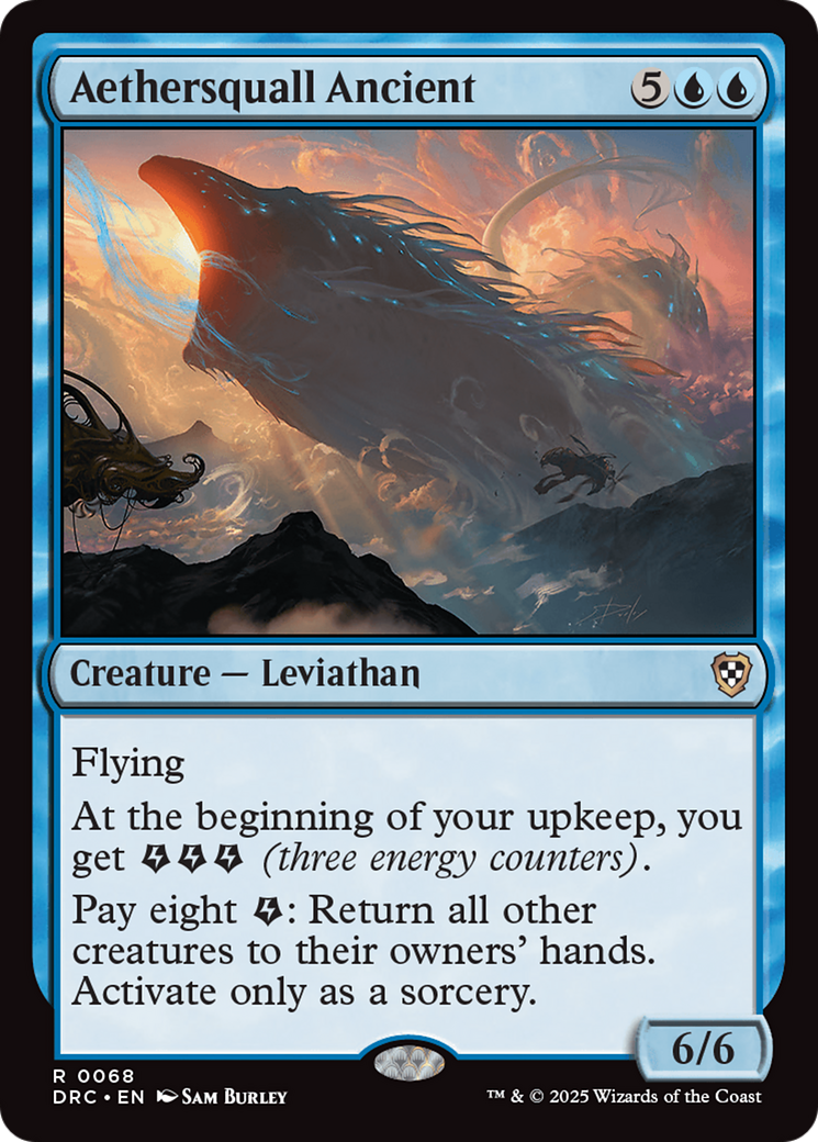 Image of Aethersquall Ancient (DRC-068) - Commander: Aetherdrift