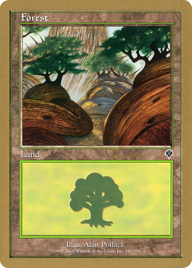 Image of Forest (349) - 2001 Jan Tomcani (INV) (WCD-) - World Championship Decks 2001