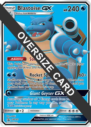 Image of Blastoise GX SM189  - Holofoil Jumbo Cards - Promo