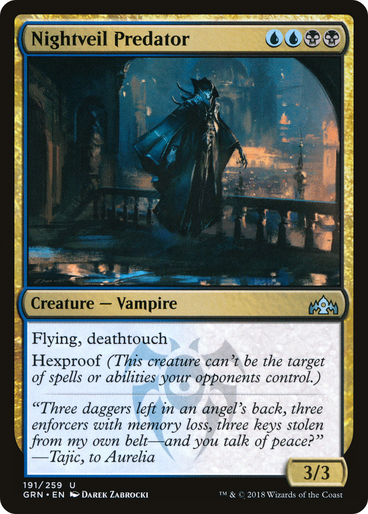 Image of Nightveil Predator (GRN-191) - Guilds of Ravnica Foil