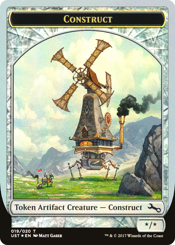 Image of Construct Token (UST-019) - Unstable Tokens Foil