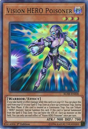 Image of Vision HERO Poisoner (BLHR-EN008) - Battles of Legend: Hero's Revenge 1st Edition