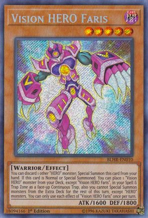 Image of Vision HERO Faris (BLHR-EN010) - Battles of Legend: Hero's Revenge 1st Edition