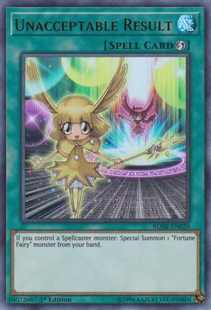 Image of Unacceptable Result (BLHR-EN020) - Battles of Legend: Hero's Revenge 1st Edition