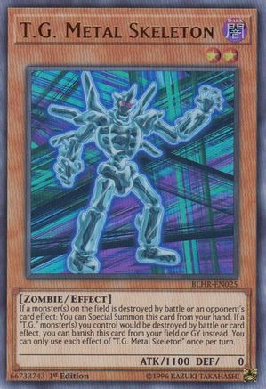 Image of T.G. Metal Skeleton (BLHR-EN025) - Battles of Legend: Hero's Revenge 1st Edition