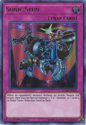 Image of Sonic Stun (BLHR-EN026) - Battles of Legend: Hero's Revenge 1st Edition