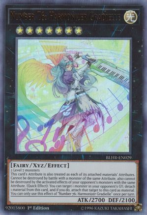 Image of Number 76: Harmonizer Gradielle (BLHR-EN029) - Battles of Legend: Hero's Revenge 1st Edition