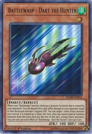 Image of Battlewasp - Dart the Hunter (BLHR-EN032) - Battles of Legend: Hero's Revenge 1st Edition