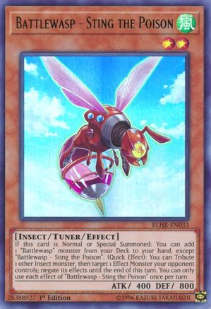 Image of Battlewasp - Sting the Poison (BLHR-EN033) - Battles of Legend: Hero's Revenge 1st Edition