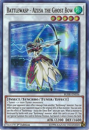 Image of Battlewasp - Azusa the Ghost Bow (BLHR-EN036) - Battles of Legend: Hero's Revenge 1st Edition
