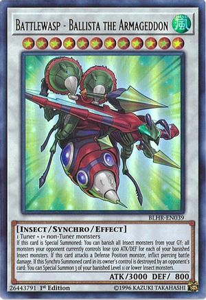 Image of Battlewasp - Ballista the Armageddon (BLHR-EN039) - Battles of Legend: Hero's Revenge 1st Edition