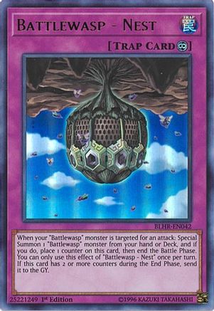 Image of Battlewasp - Nest (BLHR-EN042) - Battles of Legend: Hero's Revenge 1st Edition