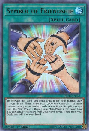 Image of Symbol of Friendship (BLHR-EN058) - Battles of Legend: Hero's Revenge 1st Edition