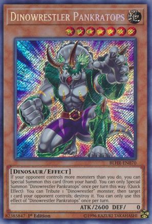 Image of Dinowrestler Pankratops (BLHR-EN070) - Battles of Legend: Hero's Revenge 1st Edition