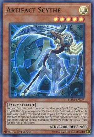 Image of Artifact Scythe (BLHR-EN078) - Battles of Legend: Hero's Revenge 1st Edition