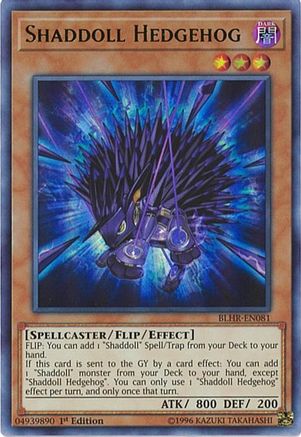 Image of Shaddoll Hedgehog (BLHR-EN081) - Battles of Legend: Hero's Revenge 1st Edition