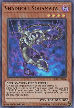 Image of Shaddoll Squamata (BLHR-EN082) - Battles of Legend: Hero's Revenge 1st Edition