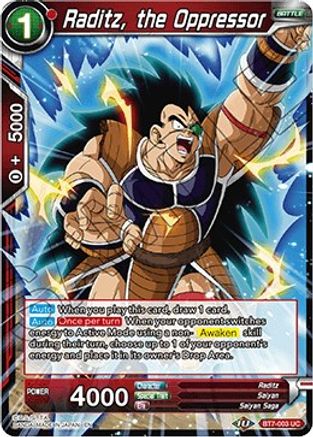 Image of Raditz, the Oppressor (BT7-003) - Assault of the Saiyans Foil