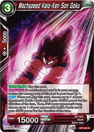 Image of Machspeed Kaio-Ken Son Goku (BT7-005) - Assault of the Saiyans