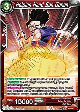 Image of Helping Hand Son Gohan (BT7-007) - Assault of the Saiyans Foil