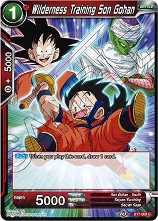 Image of Wilderness Training Son Gohan (BT7-008) - Assault of the Saiyans Foil