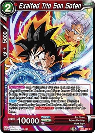 Image of Exalted Trio Son Goten (BT7-009) - Assault of the Saiyans