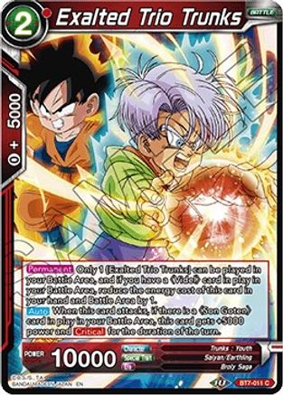 Image of Exalted Trio Trunks (BT7-011) - Assault of the Saiyans