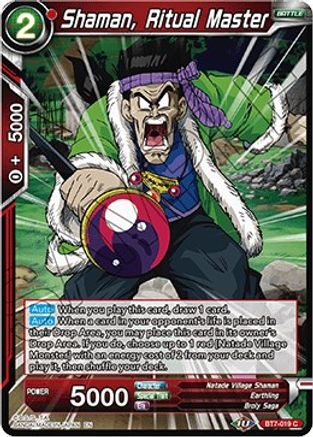 Image of Shaman, Ritual Master (BT7-019) - Assault of the Saiyans