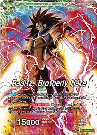 Image of Raditz // Raditz, Brotherly Hate (BT7-049) - Assault of the Saiyans