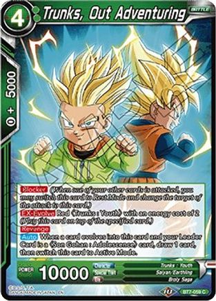 Image of Trunks, Out Adventuring (BT7-059) - Assault of the Saiyans Foil