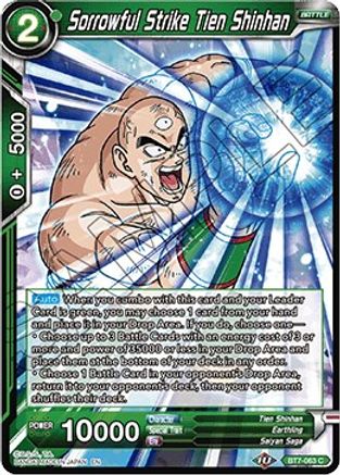 Image of Sorrowful Strike Tien Shinhan (BT7-063) - Assault of the Saiyans Foil