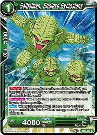Image of Saibaimen, Endless Explosions (BT7-068) - Assault of the Saiyans
