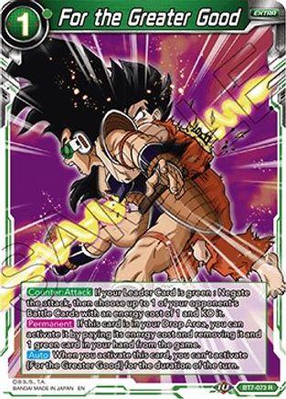 Image of For the Greater Good (BT7-073) - Assault of the Saiyans