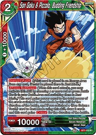 Image of Son Goku & Piccolo, Budding Friendship (BT7-112) - Assault of the Saiyans