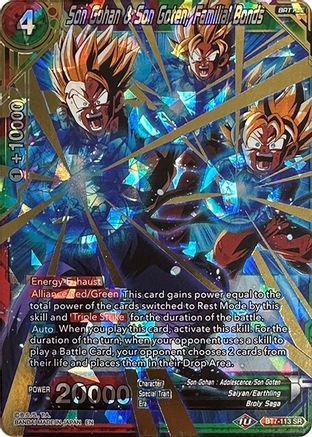 Image of Son Gohan & Son Goten, Familial Bonds (Reprint) (BT7-113) - Assault of the Saiyans