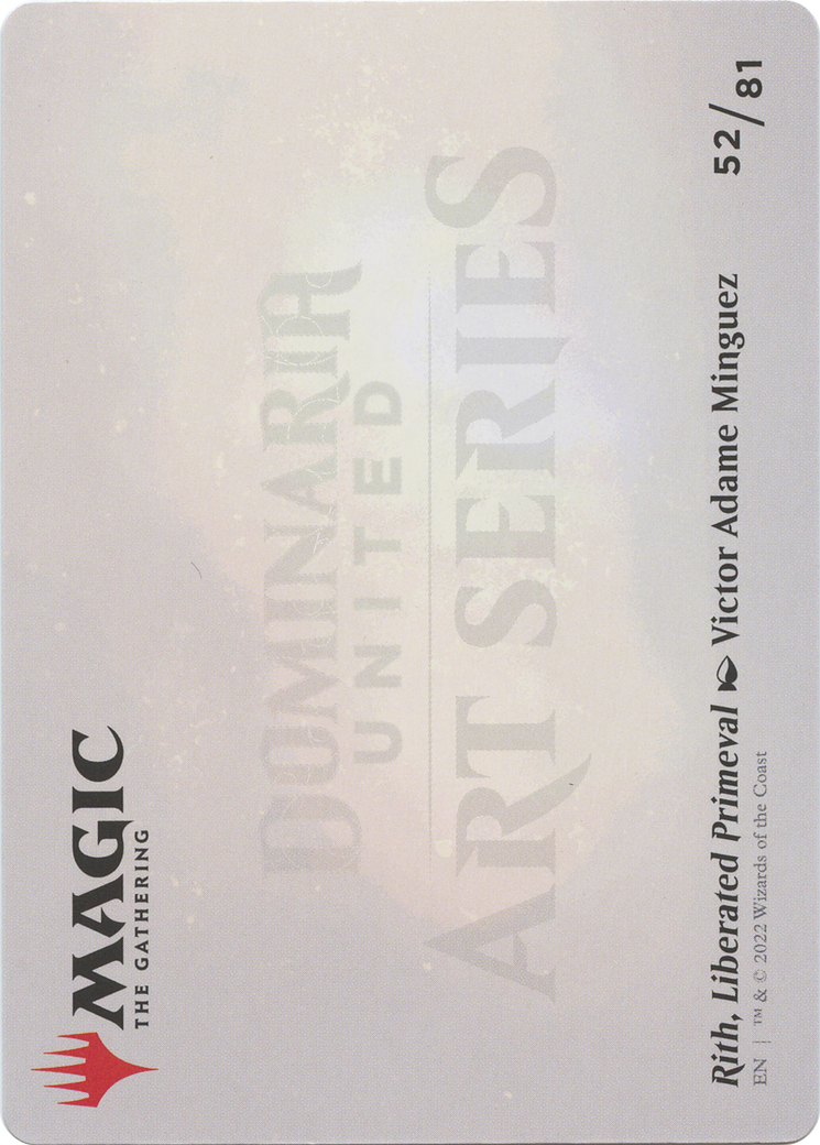 Image of Rith, Liberated Primeval // Rith, Liberated Primeval (ADMU-052) - Dominaria United Art Series (Borderless)