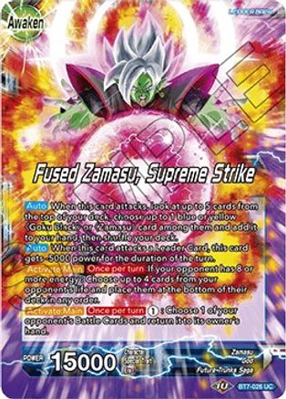 Image of Goku Black & Zamasu // Fused Zamasu, Supreme Strike (BT7-026) - Assault of the Saiyans Foil