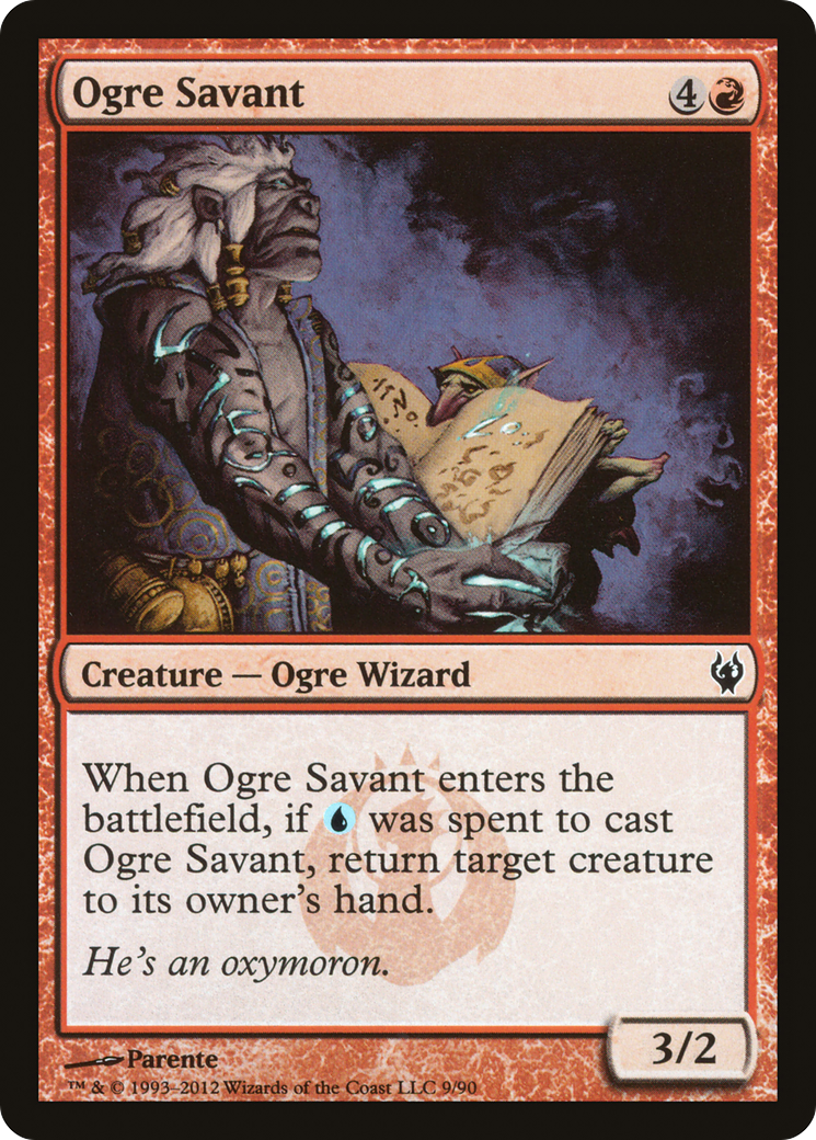 Image of Ogre Savant (DDJ-009) - Duel Decks: Izzet vs. Golgari