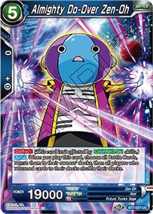 Image of Almighty Do-Over Zen-Oh (BT7-037) - Assault of the Saiyans Foil