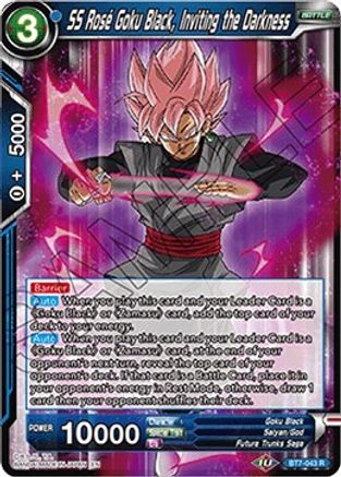 Image of SS Rose Goku Black, Inviting the Darkness (BT7-043) - Assault of the Saiyans