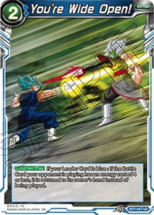 Image of You're Wide Open! (BT7-047) - Assault of the Saiyans Foil