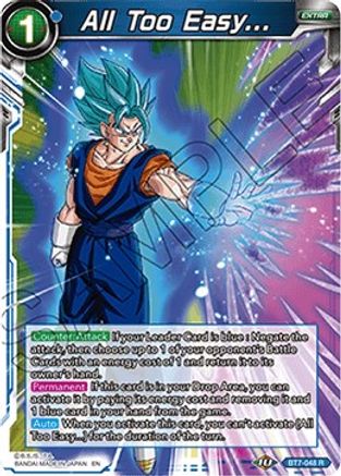 Image of All Too Easy... (BT7-048) - Assault of the Saiyans