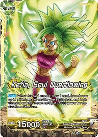Image of Caulifla & Kale // Kefla, Soul Overflowing (BT7-075) - Assault of the Saiyans