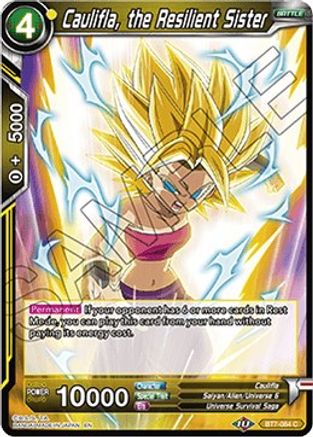 Image of Caulifla, the Resilient Sister (BT7-084) - Assault of the Saiyans Foil