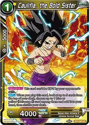 Image of Caulifla, the Bold Sister (BT7-085) - Assault of the Saiyans