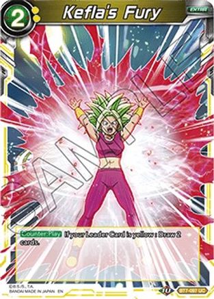 Image of Kefla's Fury (BT7-097) - Assault of the Saiyans Foil