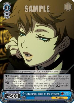 Image of Catwoman: Back to the Present (BNJ/SX01-079 U) - Batman Ninja