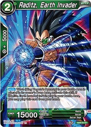Image of Raditz, Earth Invader (SD9-02) - Assault of the Saiyans Foil